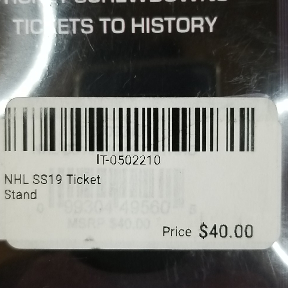 NHL 2019 Philadelphia Ticket Display Stand - Picture 5 of 9